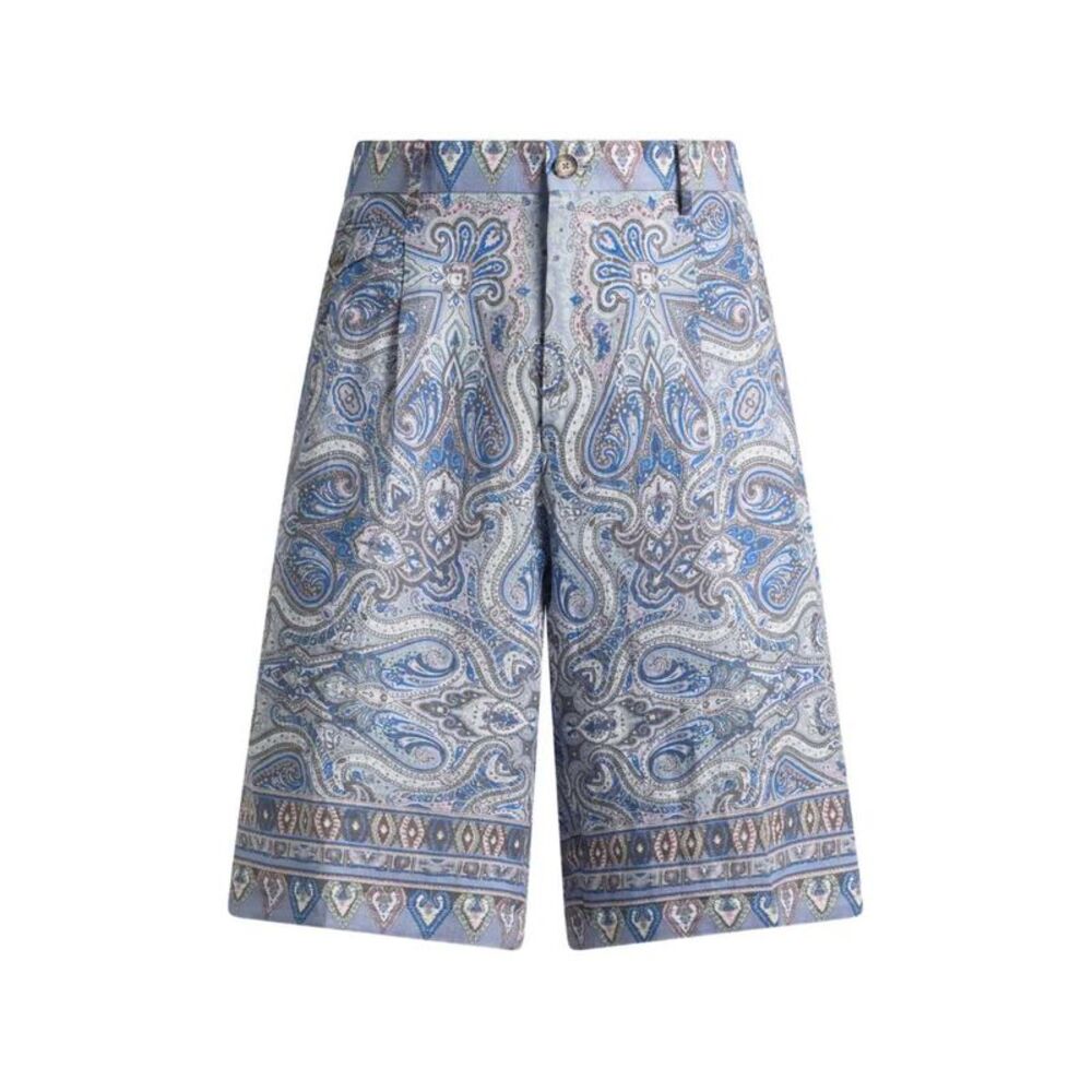 Etro Men Paisley Print Shorts